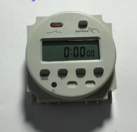 220V LCD Digital Power Programmable Cycle Timer Countdown Seconds Timer Relay Switch Cn102A