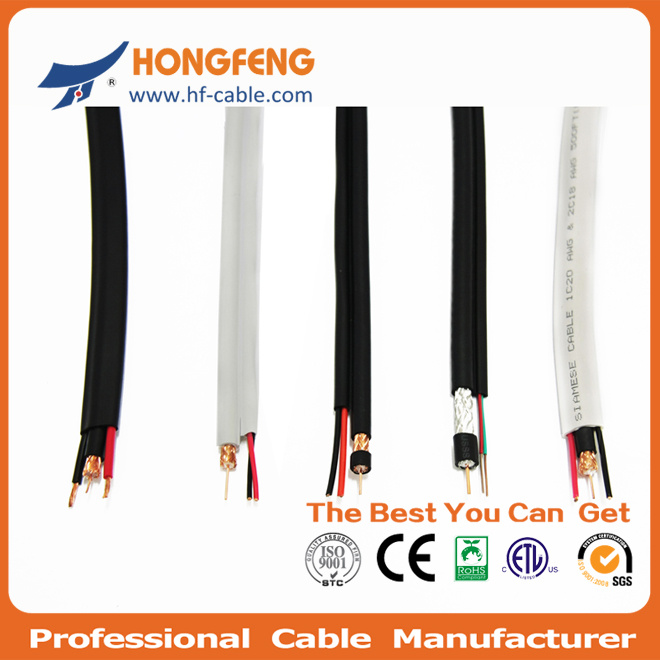 Rg59 with 2c Power Cable Made in China