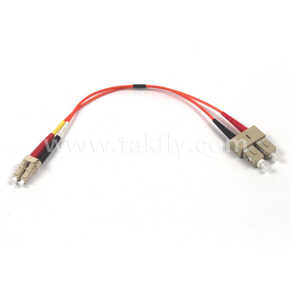 Sc/LC/St Mutilmode 62.5/125um Duplex Fiber Optic Patch Cord