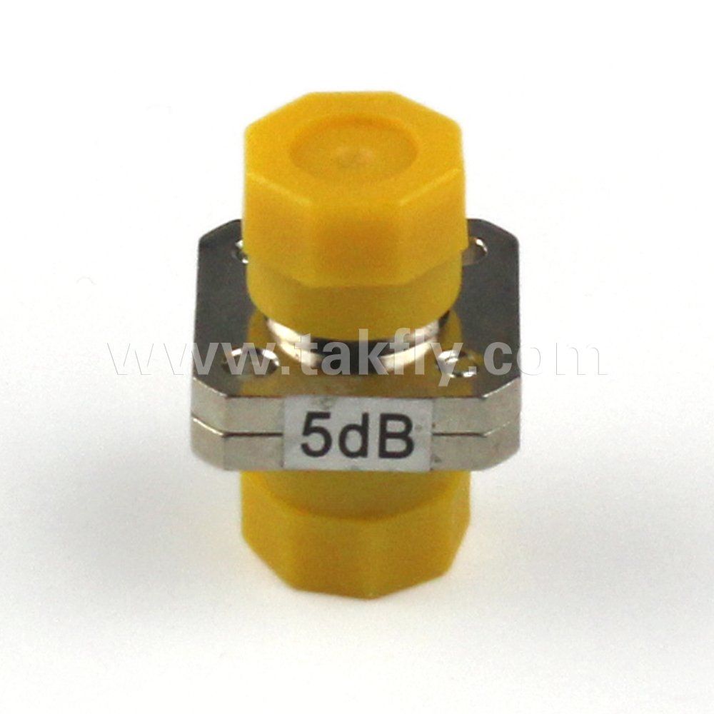 FC Singlemode/Multimode Female to Female Fixed Fiber Optic Attenuator