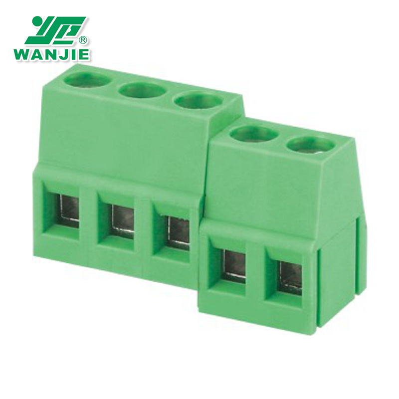 PCB Screw Terminal Block Wj128r-5.0/7.5mm