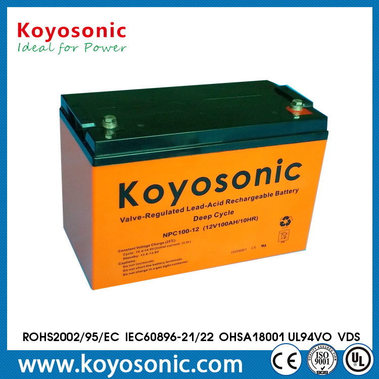 Battery 100ah 12V Long Life Wind Battery AGM Solar Power Battery