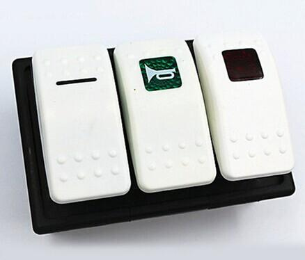 Rocker Switch Series Dpst with LED RV/Trailer/Caravan/Bus/Offroad/Marine