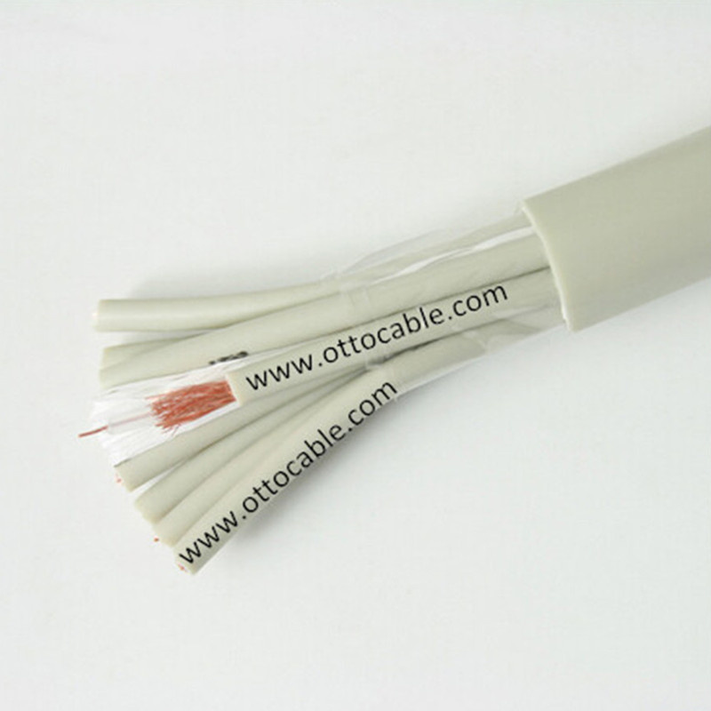 Multicore 75 Ohm Telecom Coaxial Cable (SYV-75-2-2*16 Cores)