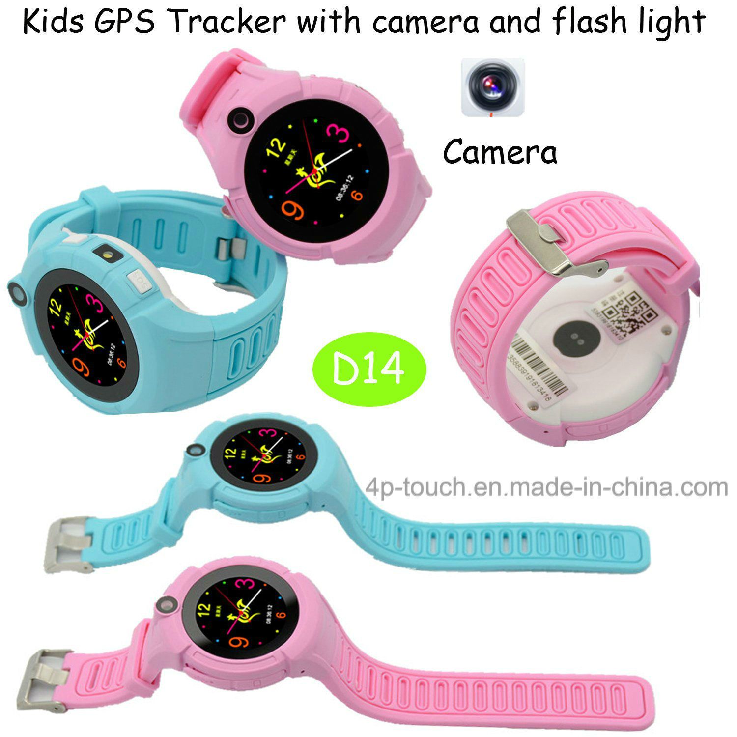 CE Approved Round GPS Tracker with Sos Button (D14)
