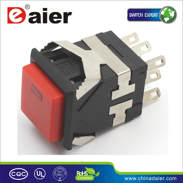 Momentary LED Switch; Push Button Lamp Switch (KD2-21/KD2-22)