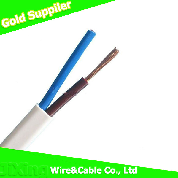 PVC Electric/Electrical Copper 2core/Twin and Earth Wire Cable