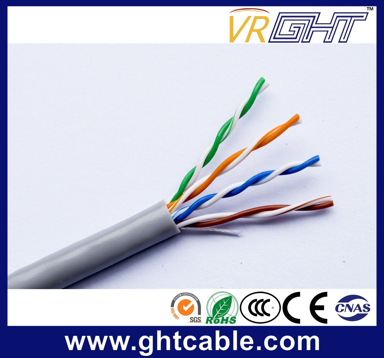 25AWG Cu Indoor UTP Cat5 Cable