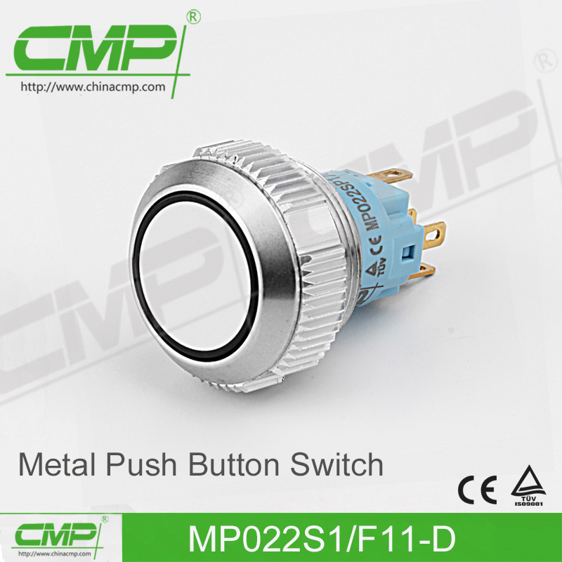 Light Metal Push Button Switch (22mm)