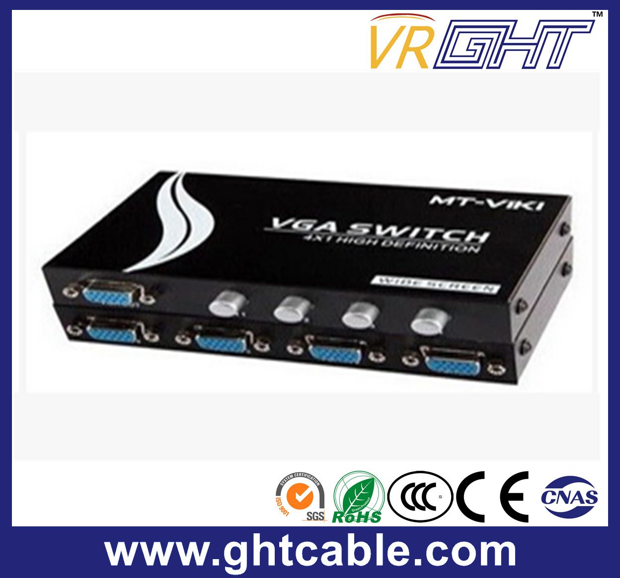 VGA Switch 4*1 High Definition (4 in 1 out)