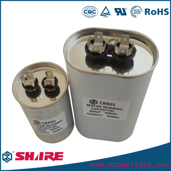 450VAC Cbb65 Capacitor Air Conditioner Capacitor