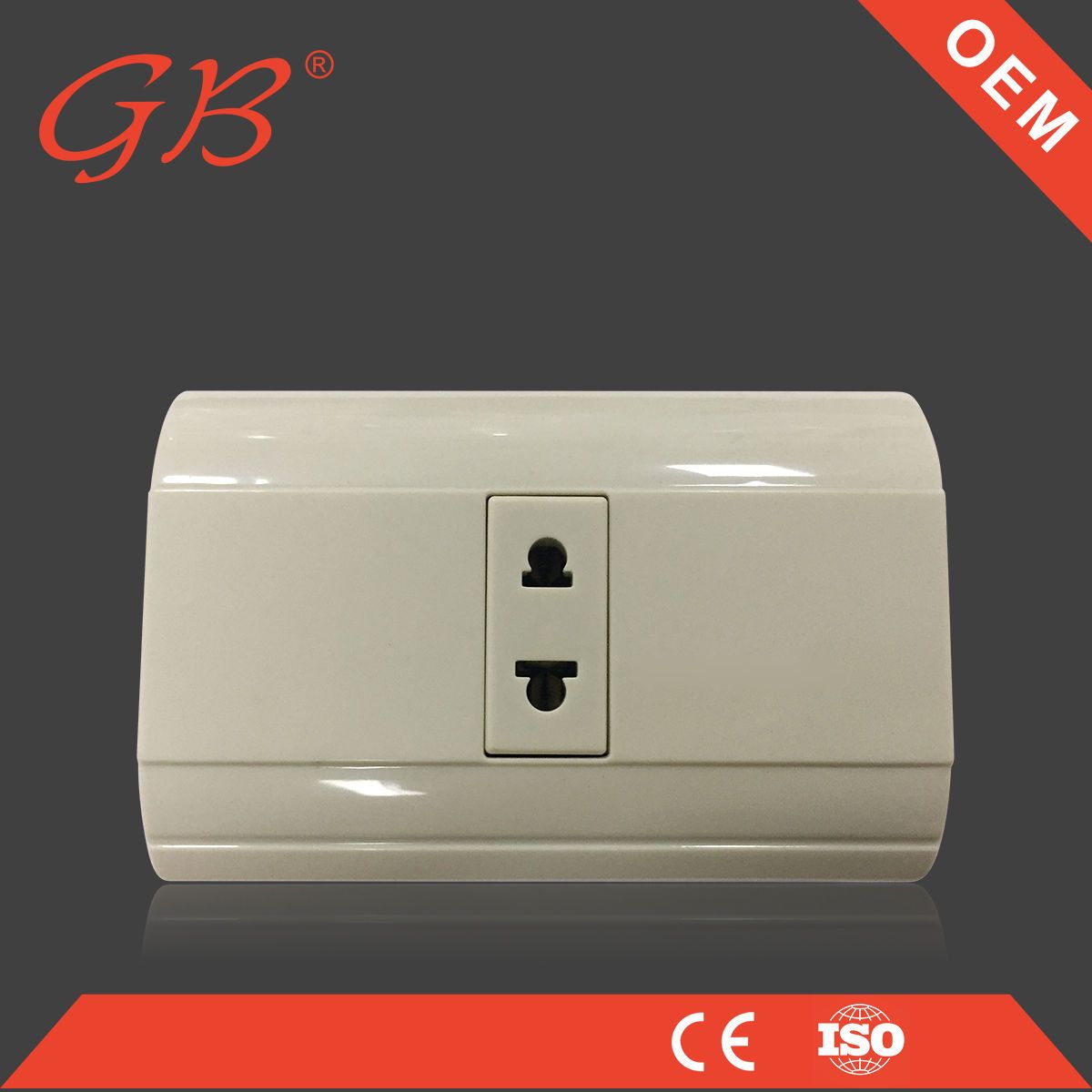 American Style Electric Switched Socket Wall Switch Wall Socket