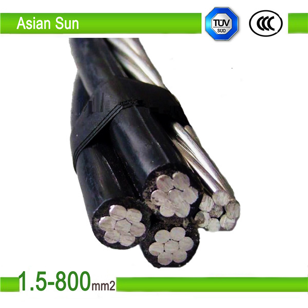 Service Drop 70mm2 35mm2 Phase AAC/Messenger AAAC Aerial Bundled Cable