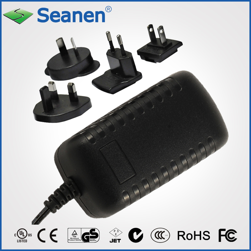 15W Series Power Adaptor with Interchangeable Plugs