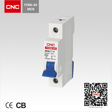 Ycb6 Miniature Circuit Breaker MCB Control Switch