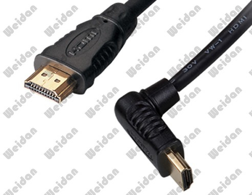 HDTV Hq, Right Angled HDMI Cable