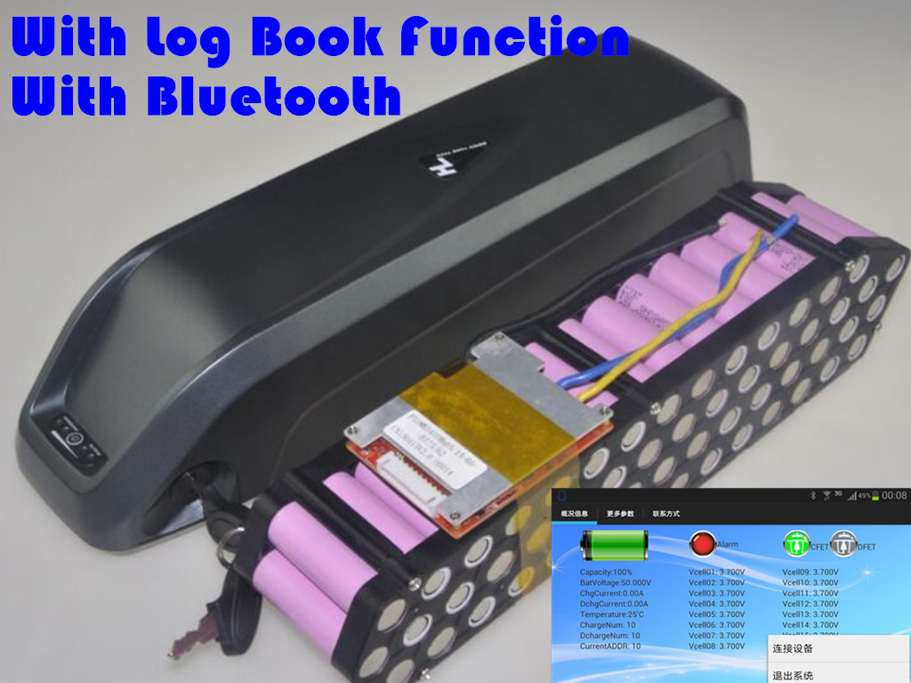 Bluetooth BMS 10s 36V 15A~30A for Lithium Battery Pack Electric Bicycle Ebike