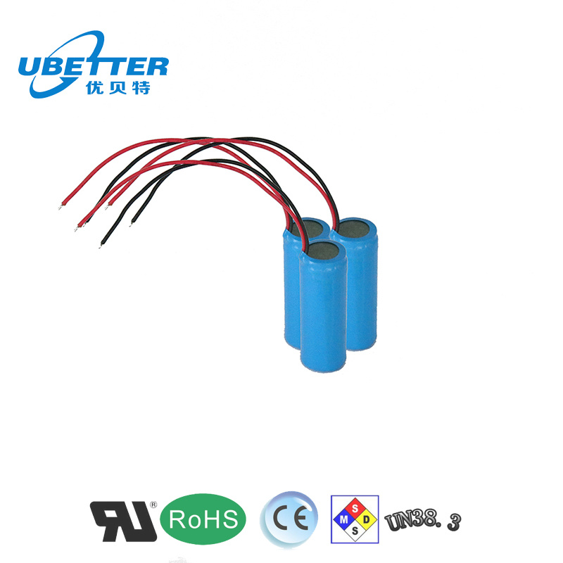 18650 2800mAh 1s1p Lithium Battery Pack with PCB/PCM