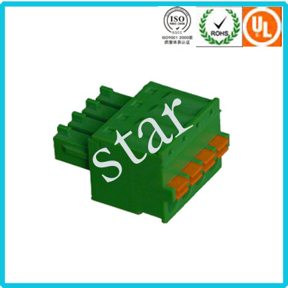 3.81mm Pitch Pluggable Screw Plastic Terminal Block