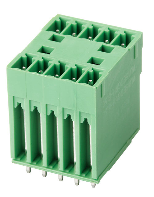 3.81mm Pitch Pluggable Terminal Block Connector and Double Level