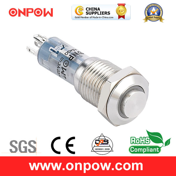 Onpow 12mm Push Button Switch (LAS4GQH-11E/R/12V/S)