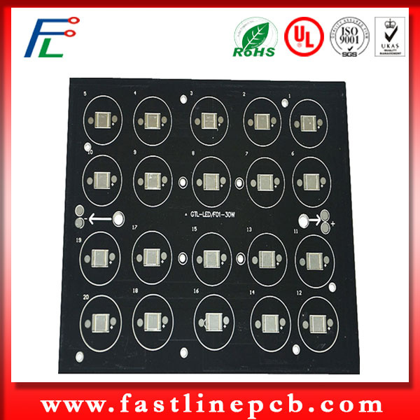 Low Cost LED Aluminum Based PCB Prototype