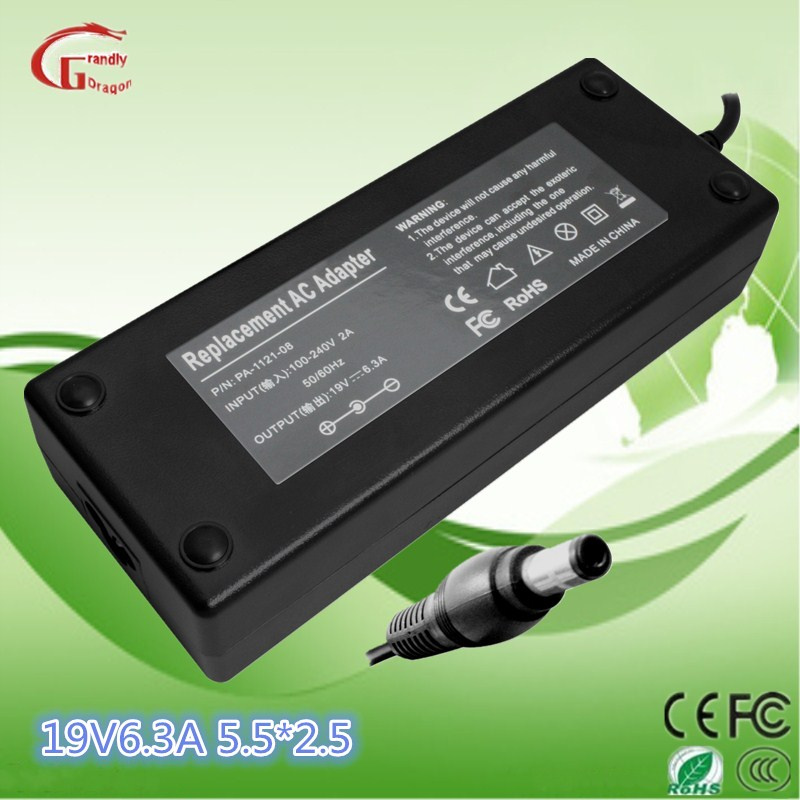 120W Liteon/HP/ Ls 18.5V 6.5A 19V 6.3A Laptop Adapter