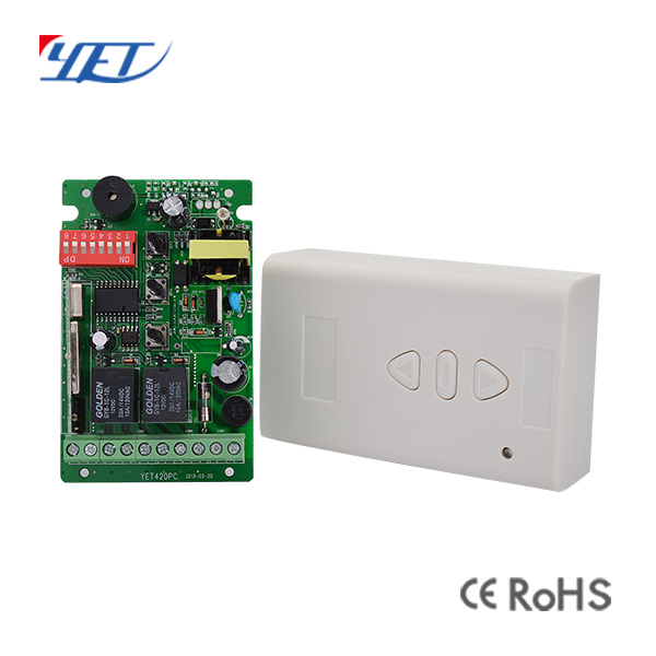 RF Wireless Receiver for Garage Door Control with High Sensitivity Yet420PC