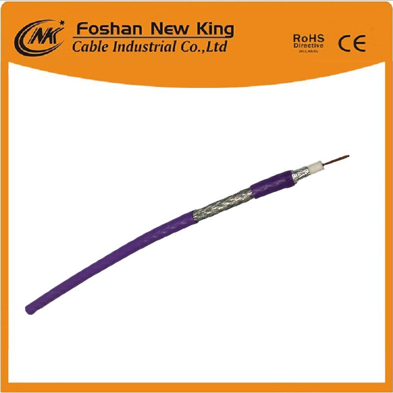 China Manufacture Rg59 Coaxial Cable with CCS Conductor for Monitoring Security System