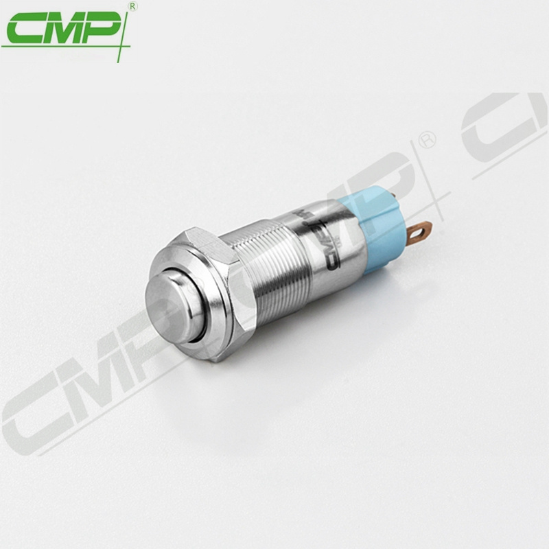 CMP Metal Mini 1no Spst Push Button 10mm Switch