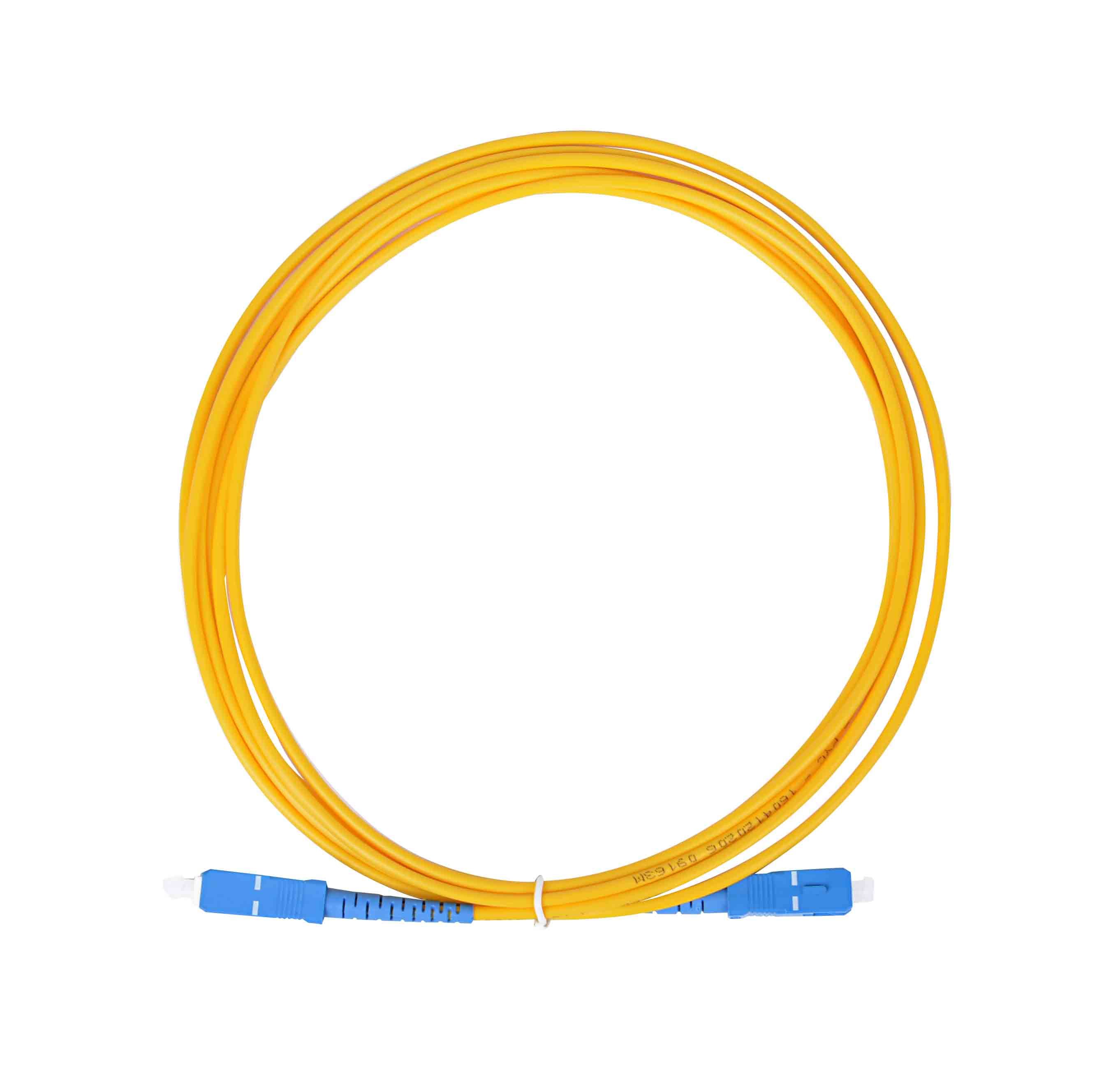China FTTH Connect Sc Upc Single Mode Fiber Patch Cords