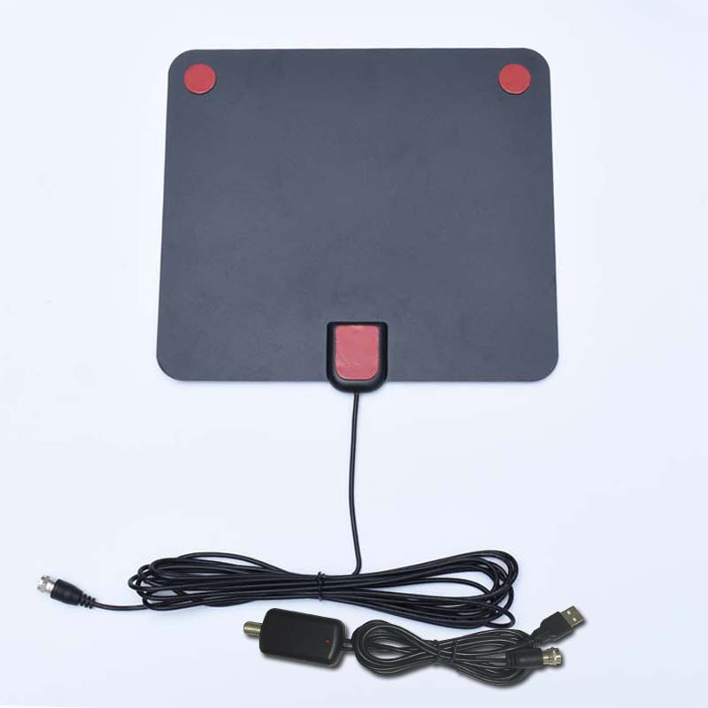 Factory Price UHF VHF HD TV DTV Flat TV Antenna Digital Indoor TV Antenna for HDTV 1080P