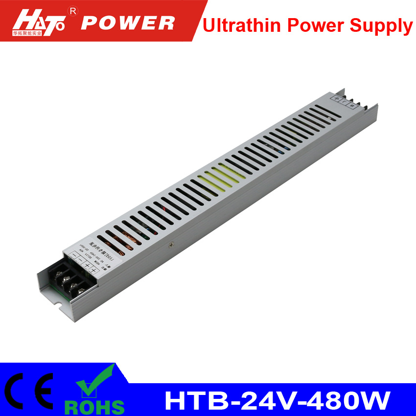 24V 480W Ultra Thin LED Power Supply for Light Box