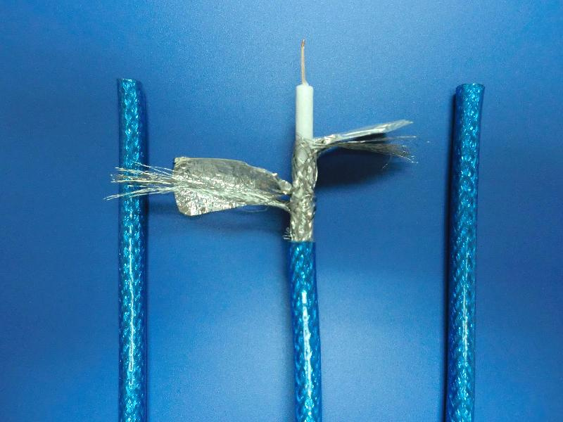 Braided and Silver Paper Power Wire
