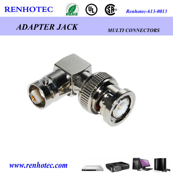 BNC L Type One Plug One Jack Adapter