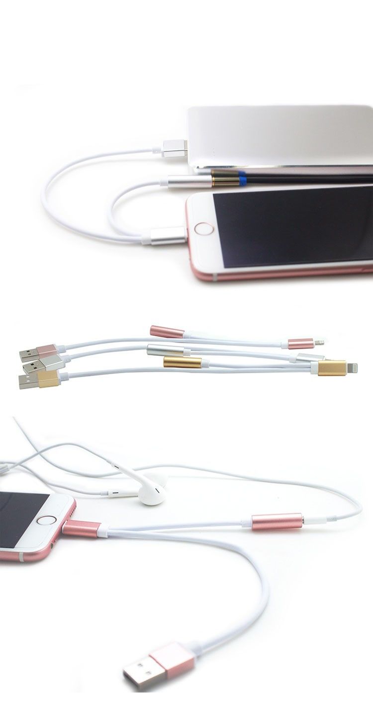 Jack Adapter Earphone for iPhone 7 Plus Charger Converter Cable