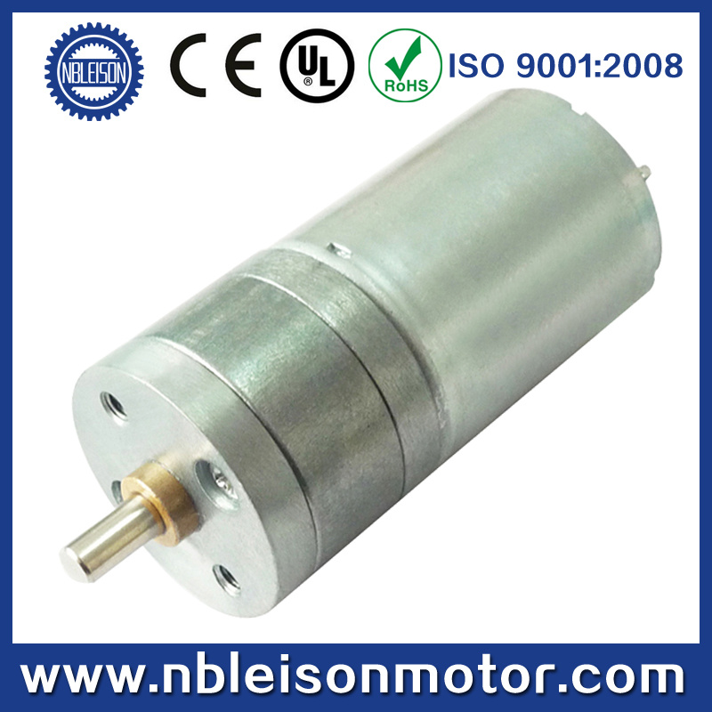 25mm 6V 12V Low Speed Brushed Spur DC Gear Motor