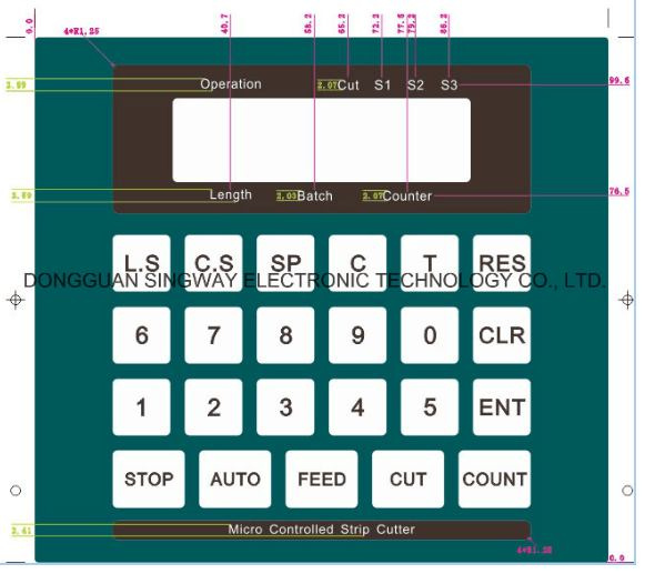 Membrane Switch with Metal Dome