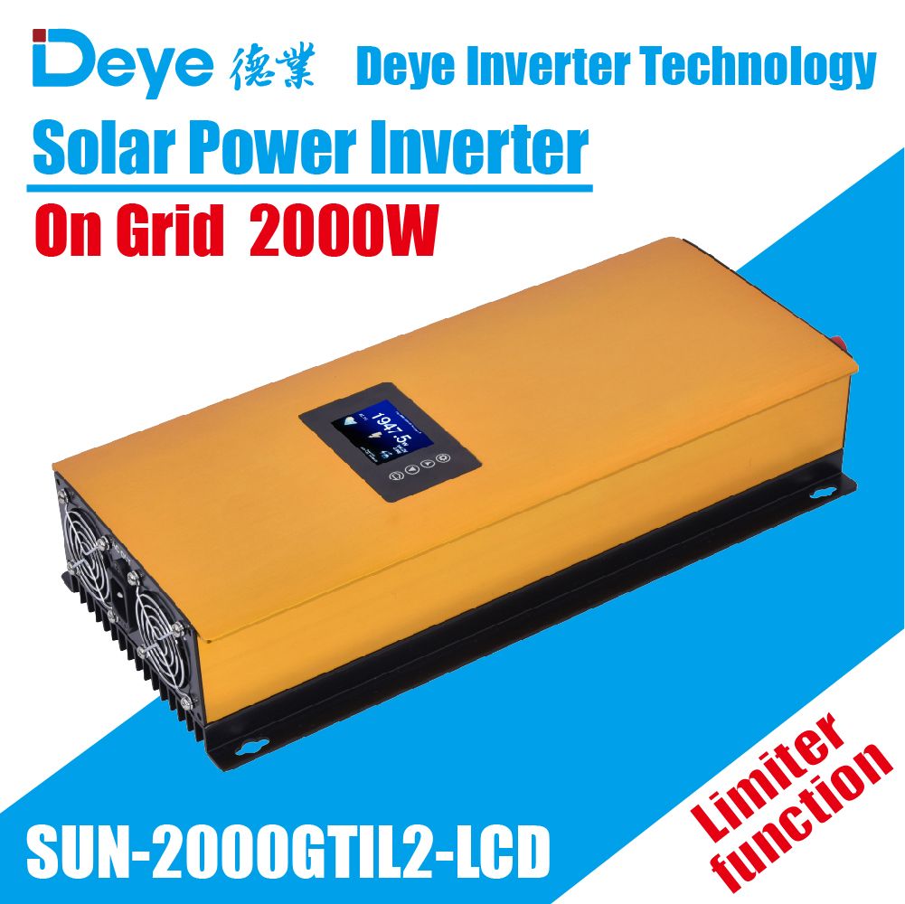 on Grid 2000W Limiter Function Solar Power Inverter