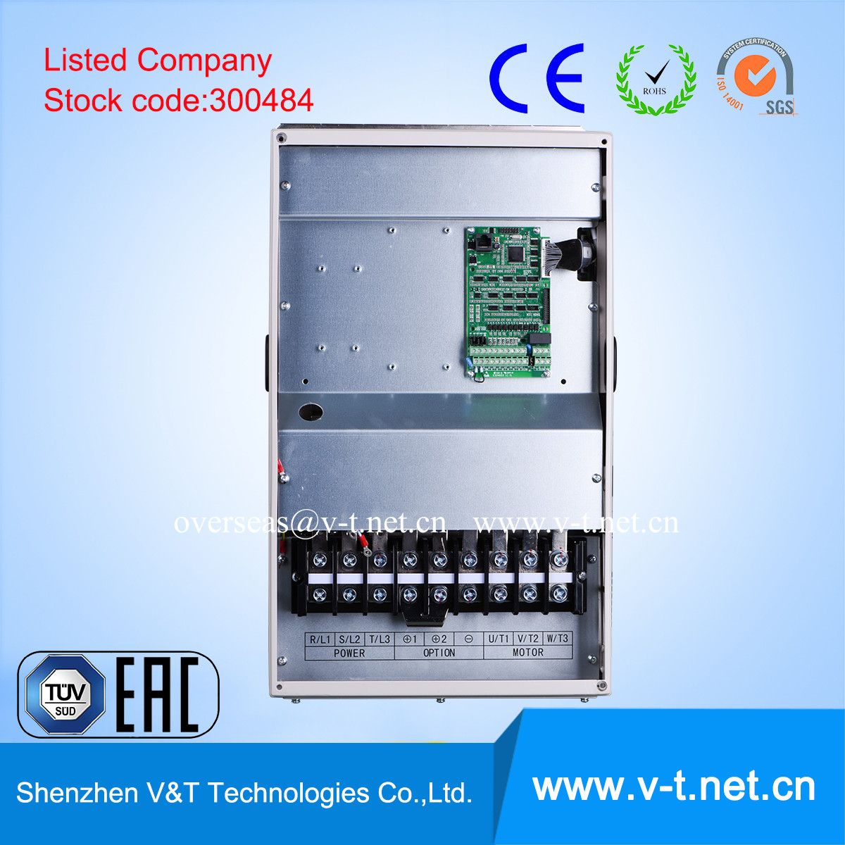 V&T V5-H Bettr Motor Protection Features with Medium &Low Voltage Variable Frequency Drive 7.5 to 37kw - HD