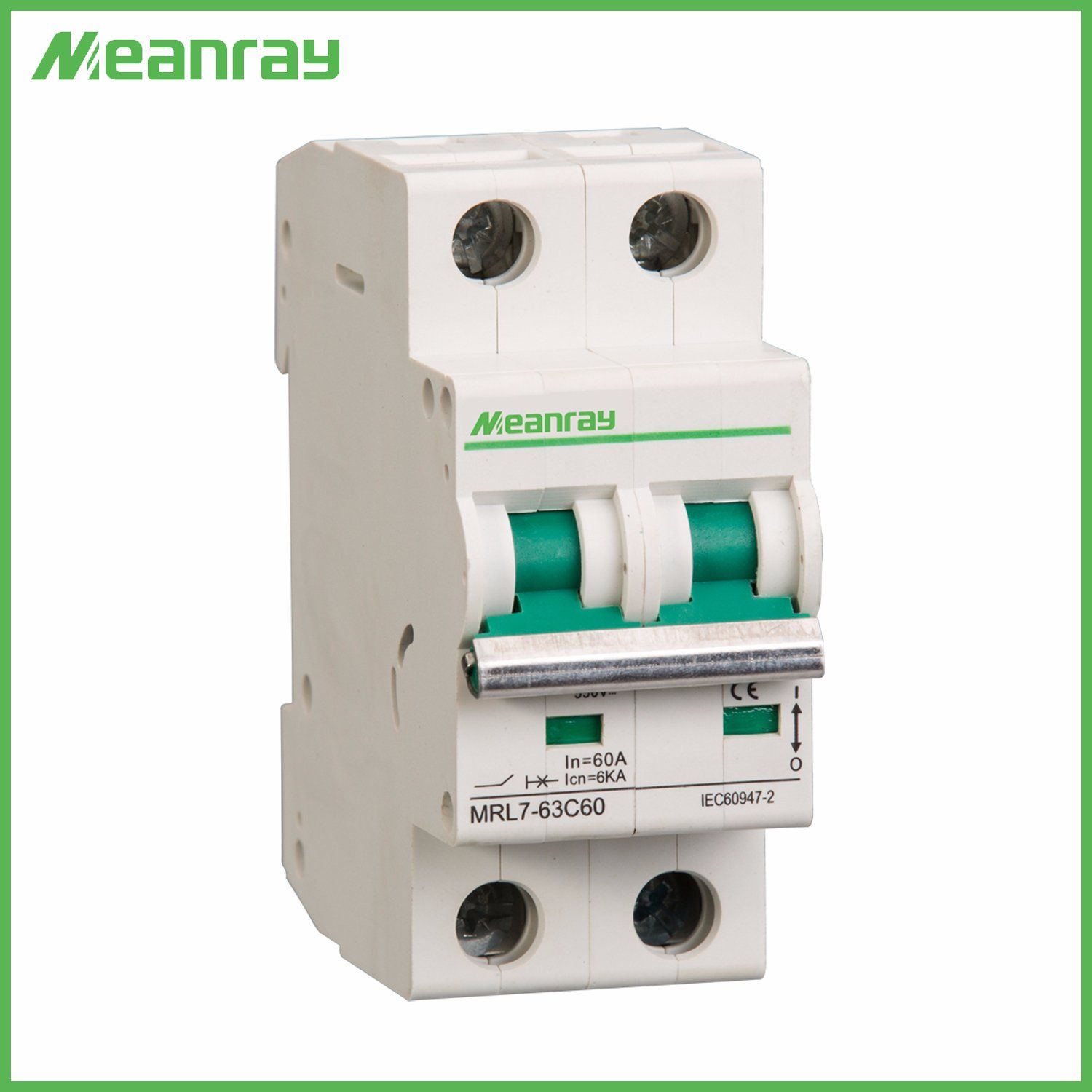 Single Phase Types Circuit Protector 250V Mini Circuit Breaker Switch DC MCB 63A