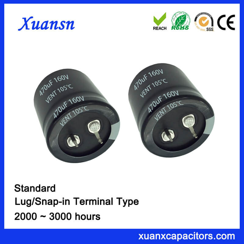 Snap in Capacitor Electrolytic 470UF 160V 105c