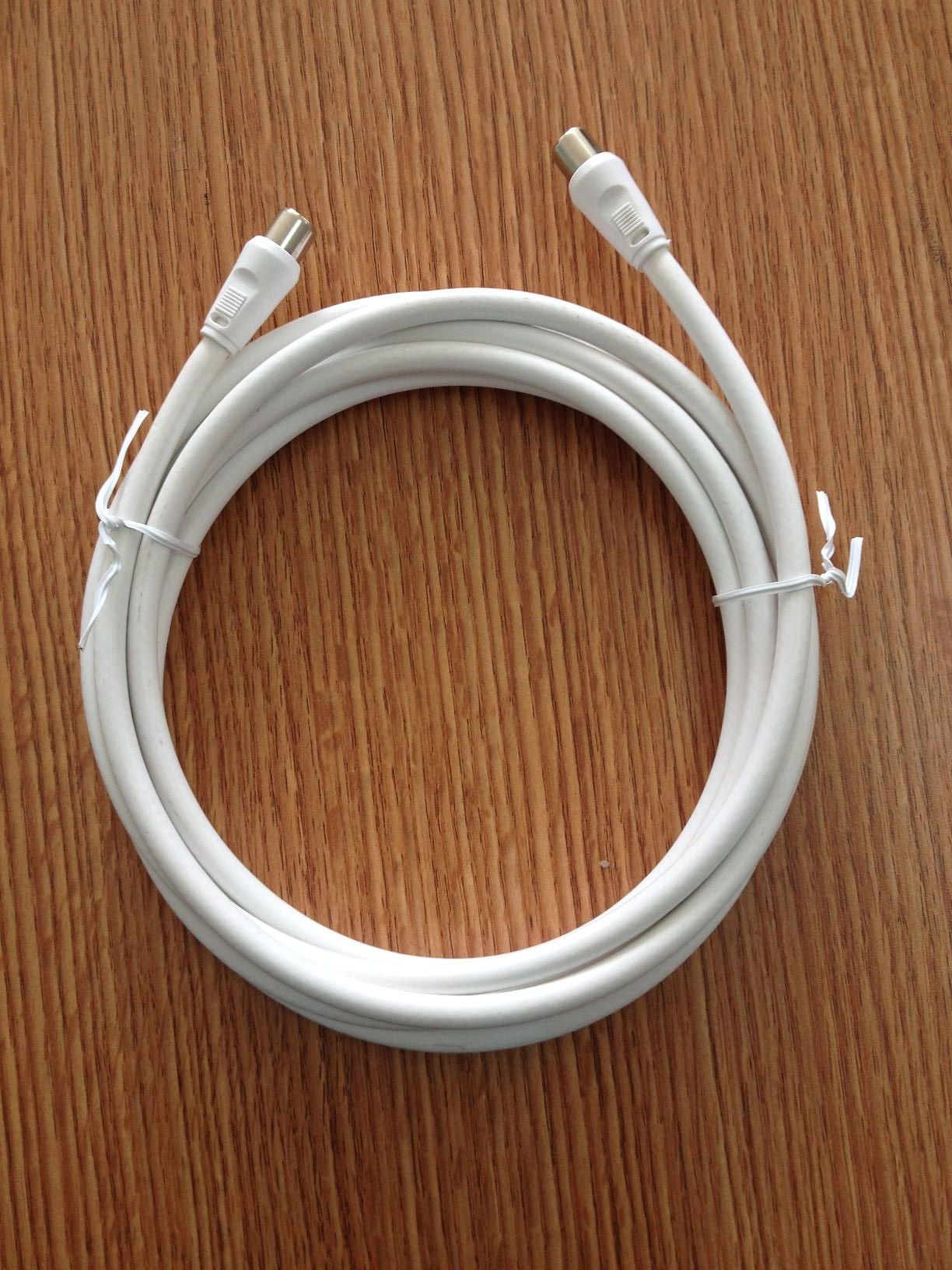 Antenna Cable with F-Quick Plug, Screening Attenuation