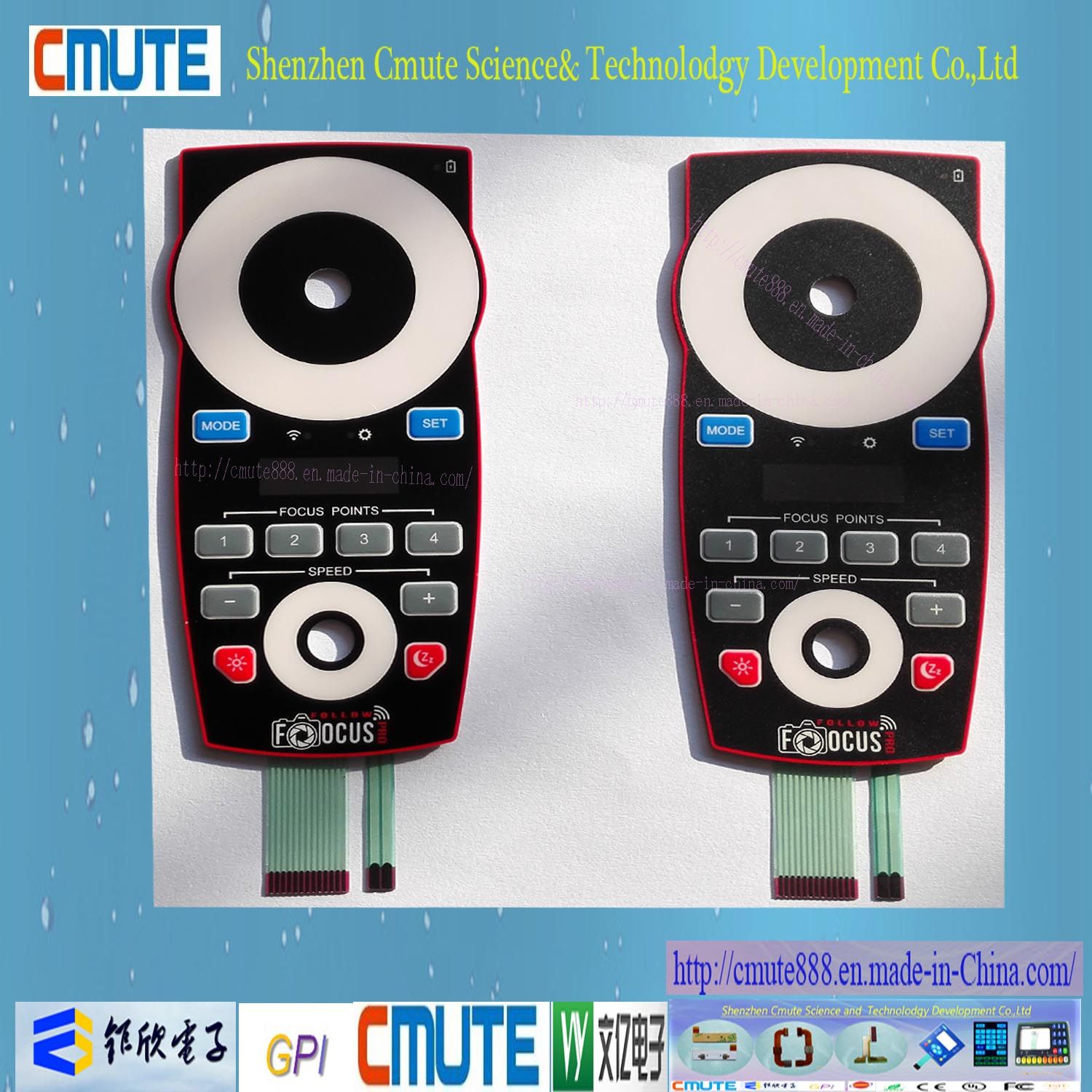 EL Backlit Membrane Switch Keypad