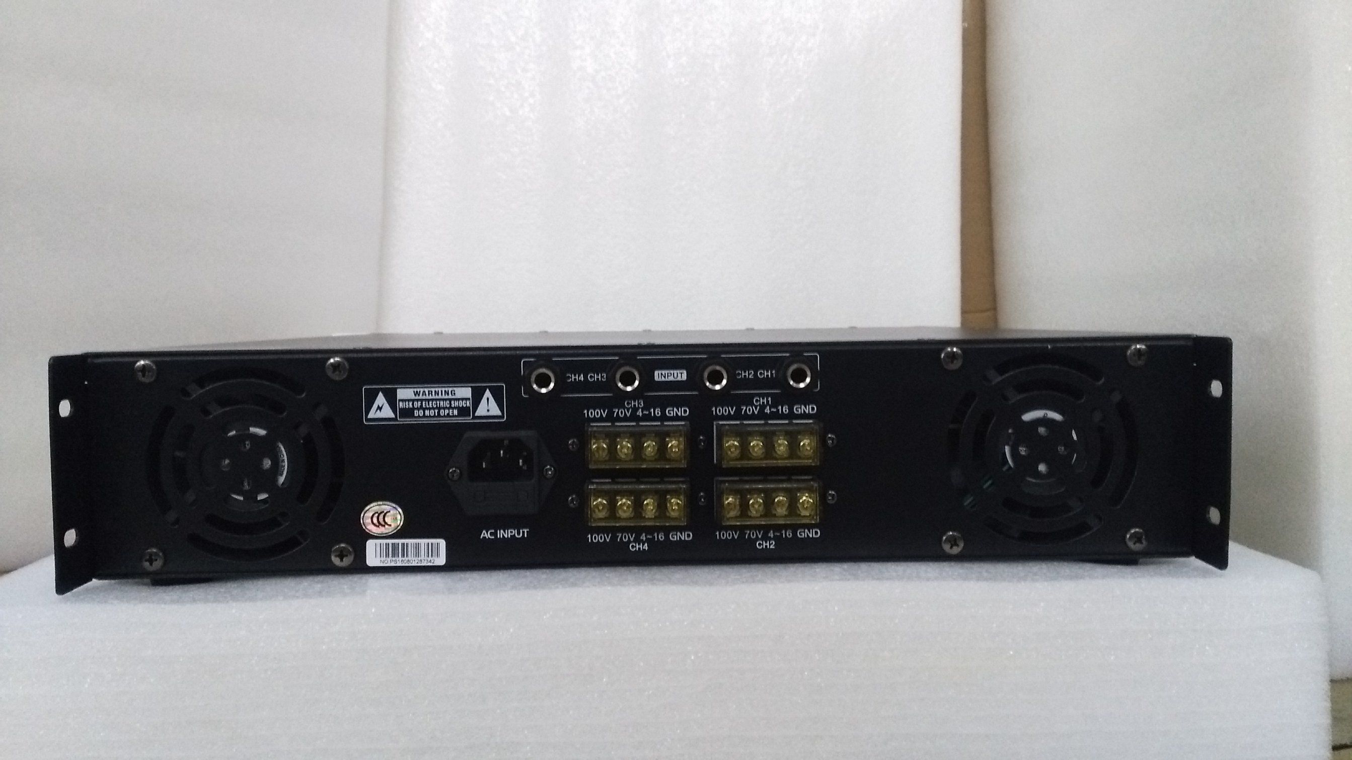 4CH High Power Amplifier for PA System 4*240W