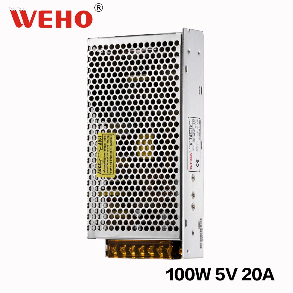 Ce RoHS Approved 100W 5V Switching Power Supply