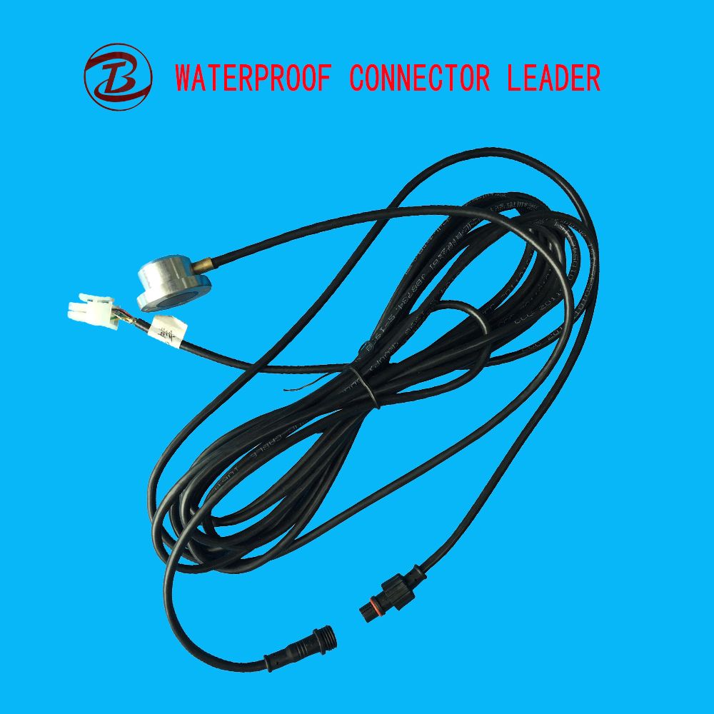 Black Wire Extension Length LED 2 Pin 3 Pin Waterproof Connector