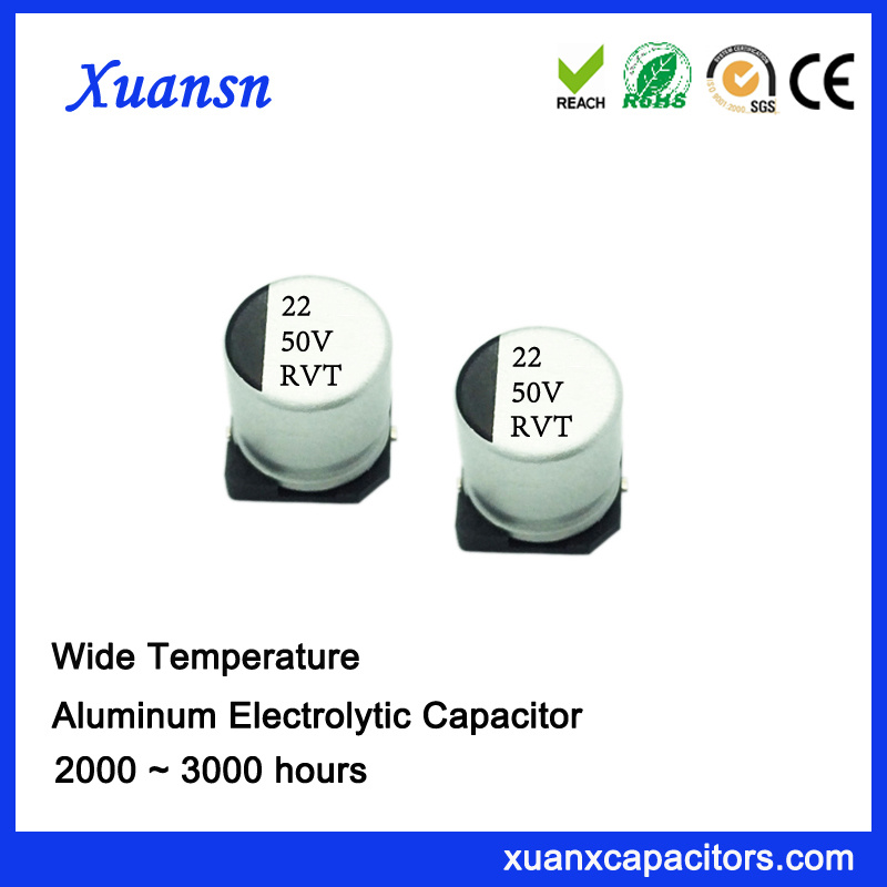SMD 22UF 50V Chip Type Aluminum Electrolytic Capacitor