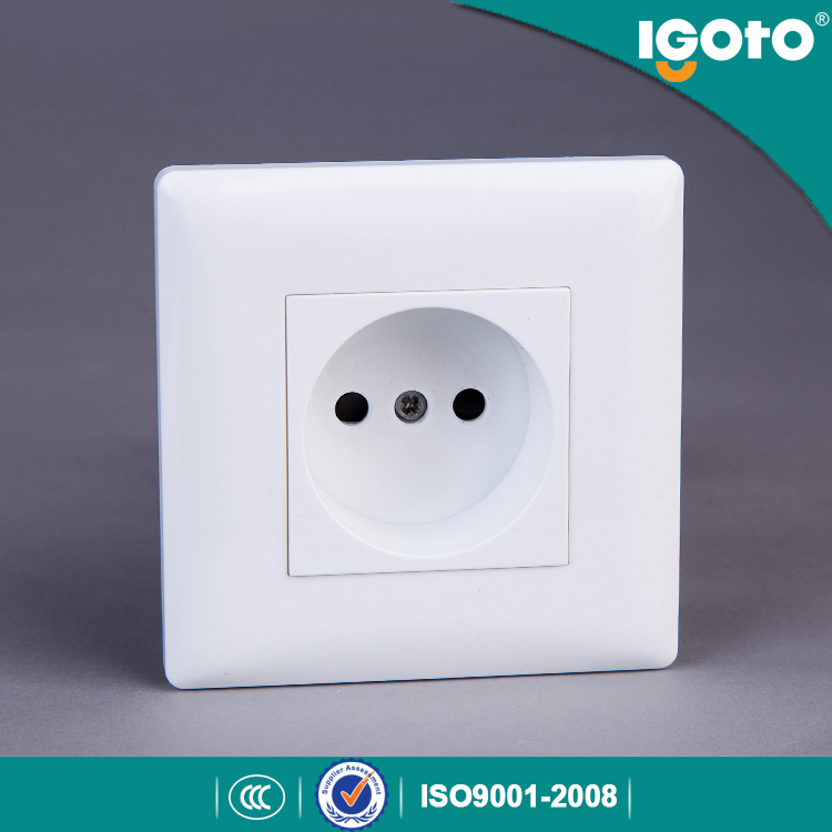 European Standard 10A 250V 1 Gang Russian Type Wall Socket