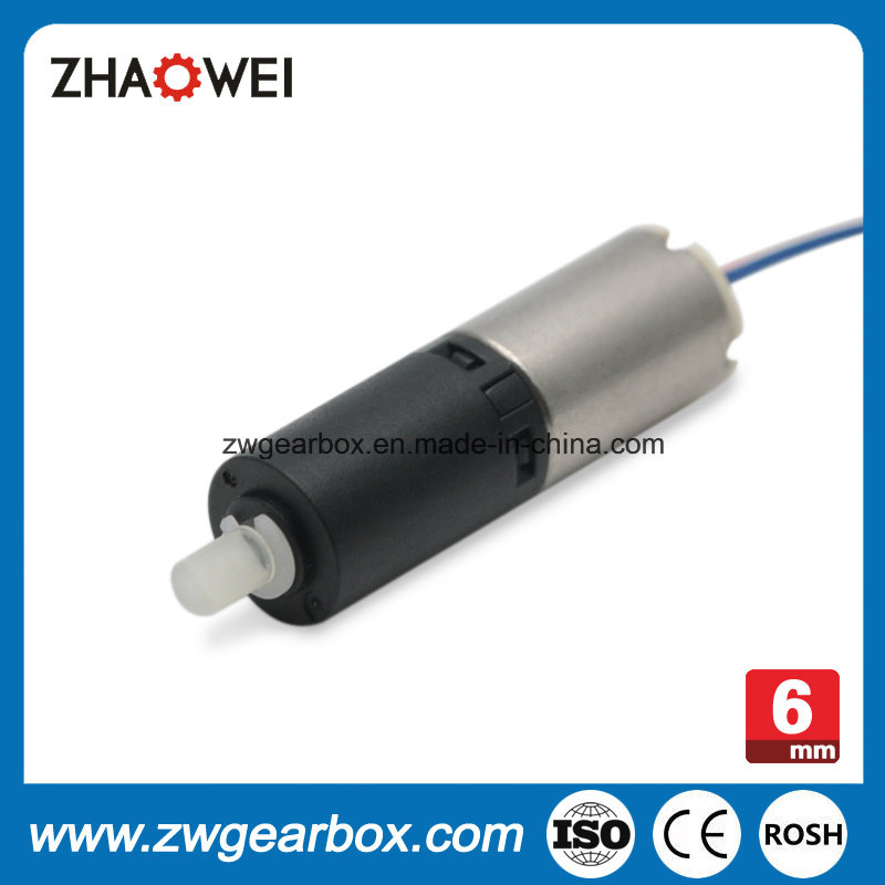 3V 6mm Plastic DC Mini Geared Motor with Gearbox